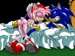  amy_rose anthro bed duo fellatio female hedgehog male mammal oral oral_sex pussy sega sex shaded sonic_(series) sonic_team sonic_the_hedgehog straight teeth unknown_artist vein 