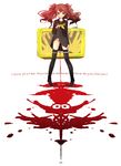  blood engrish inkblot_test kouguchi_moto kujikawa_rise legs menstruation panties panty_pull persona persona_4 ranguage skirt skirt_lift solo thighhighs underwear white_panties 