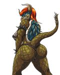  anthro armor ass big_breasts big_butt bikini_armor bowser breasts butt crossgender dragon_girl female genderswap giga_bowser hair horn huge_ass koopa long_hair looking_at_viewer looking_back mario_(series) mario_bros nintendo oniontrain panties plain_background queen reptile royalty rule_63 scales scalie scaly shell smile solo spikes super_mario super_mario_bros. super_smash_bros. thong transparent_background turtle underwear video_games 