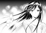  ichinose_chizuru kanojo_okarishimasu miyajima_reiji mizuhara_chizuru monochrome simple_background 