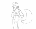 2019 5:4 animated anthro breasts canid canine canis clothing digital_media_(artwork) doggo:3 domestic_dog female fur looking_at_viewer loop mammal meghan_brown_(furry!meghan) pointy_ears simple_background solo tailwag 