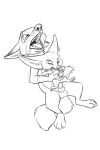  anal anal_penetration animal_genitalia animal_penis anthro balls canid canine canine_penis claws clenched_teeth cum cum_in_ass cum_inside cum_while_penetrated cumshot disney duo ejaculation embrace erection fennec finnick fox fur half-closed_eyes hands-free hi_res lifted male male/male mammal monochrome nick_wilde nude one_eye_closed open_mouth orgasm pawpads penetration penis sex simple_background size_difference standing teeth the_giant_hamster zootopia 