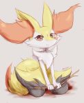  braixen broken eryz female fur hi_res mammal messy nintendo pok&eacute;mon pok&eacute;mon_(species) sketch smile solo stick video_games 