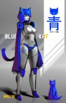  :3 ambiguous_gender animal_humanoid bangs biped black_sclera blue_fur blue_hair blue_kat_(psyk323) body_writing breasts cat_humanoid doll_joints domestic_cat duo english_text felid felid_humanoid feline feline_humanoid felis female feral front_view fur hair hi_res humanoid japanese_text long_tail machine mammal non-mammal_breasts orange_eyes pseudo_clothing pseudo_hair psyk323 robot short_hair signature smile standing text yellow_eyes 