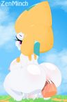  2019 anal anal_penetration animated anthro anus balls big_breasts big_butt blush breasts butt dickgirl dickgirl/male digital_media_(artwork) disembodied_penis erection hi_res humanoid humanoid_penis intersex intersex/male jirachi legendary_pok&eacute;mon looking_at_viewer looking_back male nintendo nipples nova_(purplebird) nude open_mouth penetration penis pok&eacute;mon pok&eacute;mon_(species) purple_eyes sex simple_background smile solo_focus thick_thighs video_games zenminch 