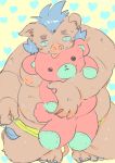  2019 anthro belly buta5kawa clothing gouryou hamuga86 humanoid_hands male mammal mohawk moobs nipples overweight overweight_male plushie solo suid suina sus_(pig) tokyo_afterschool_summoners tongue tongue_out underwear video_games wild_boar 