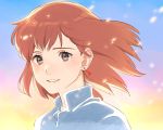  1girl brown_hair commentary_request earrings honoboooono jewelry kaze_no_tani_no_nausicaa looking_at_viewer medium_hair solo studio_ghibli 