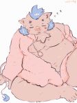  2019 anthro belly blush buta5kawa eyes_closed gouryou hamuga86 japanese_text male mammal moobs nipples overweight overweight_male sitting sleeping solo suid suina sus_(pig) text tokyo_afterschool_summoners video_games wild_boar 