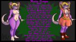  absurd_res anthro bear213 breasts clothed clothing digital_media_(artwork) female green_eyes hi_res mauta naughty_charizard nintendo nipples nude pok&eacute;mon pok&eacute;mon_(species) pussy rattata signature simple_background solo text video_games 
