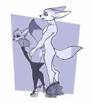  anal anal_penetration canid canine clothed clothing crossdressing disney fennec finnick fishnet footwear fox from_behind_position hi_res high_heels legwear luraiokun male male/male mammal nick_wilde penetration sex shoes stockings zootopia 