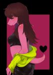  &lt;3 2019 anthro clothed clothing deltarune digital_media_(artwork) female hair hi_res looking_at_viewer mammal reptile scalie simple_background solo susie_(deltarune) tomapon55 video_games 