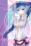  absurdres aqua_eyes aqua_hair bad_id bad_pixiv_id breasts cleavage detached_sleeves hatsune_miku hatsune_miku_(append) highres long_hair medium_breasts navel necktie smile solo stari twintails vocaloid vocaloid_append 