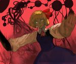  bad_id bad_pixiv_id crazy_eyes danmaku darkness horror_(theme) lips outstretched_arms pov realistic red rumia solo spread_arms touhou youyou_(yoyoyo) 