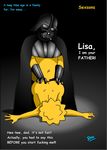  cosplay darth_vader homer_simpson lisa_simpson ross sexsons the_simpsons 