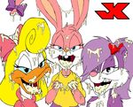  babs_bunny fifi_le_fume jk shirley_the_loon tiny_toon_adventures 