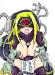  arcana_force_vii_the_chariot artist_request blonde_hair blush breasts duel_monster large_breasts mist_valley_shaman yu-gi-oh! 