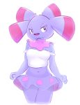  2019 anthro anthrofied breasts canid canine clothed clothing elpatrixf female fur mammal mavel nintendo pok&eacute;mon pok&eacute;mon_(species) pok&eacute;morph shiny_pok&eacute;mon simple_background snubbull solo video_games 