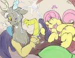  2019 alternate_version_at_source animal_genitalia animal_penis blush cum cumshot discord_(mlp) draconequus ejaculation equid equine equine_penis erection fellatio female fluttershy_(mlp) friendship_is_magic male mammal my_little_pony oral orgasm penis pterippus pussy sex skoon 