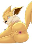  anus balls butt canid canine damian5320 fennec fox hi_res male mammal one_eye_closed paladins perineum pip_(paladins) solo wink 