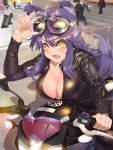  animal_ears bodysuit cleavage no_bra open_shirt princess_connect!_re:dive tail waterring 