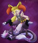  angry animal_genitalia braixen breasts clothing coffeefly dragon knot knotting nintendo nipples pok&eacute;mon pok&eacute;mon_(species) pussy scarf sex smile smirk vest video_games 