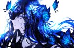  1girl annlin bug butterfly elsword insect long_hair nisha_(elsword) nisha_labyrinth_(elsword) tagme tears 