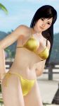  3d bikini breasts cleavage dead_or_alive highres kokoro_(doa) long_hair swimsuit 