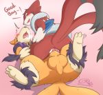  anal anal_penetration balls cum cum_in_ass cum_inside floatzel male male/male nintendo orgasm penetration penis pok&eacute;mon pok&eacute;mon_(species) riding risenpaw sex tongue tongue_out video_games 