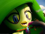  3d_(artwork) 4:3 digital_media_(artwork) female hi_res humanoid macro sonic_(series) telehypnotic zeena zeti 