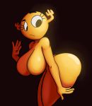  antlers big_breasts big_butt breasts butt cartoon_network fairy female horn looking_back penny_fitzgerald side_view solo the_amazing_world_of_gumball thick_thighs thingshappen 