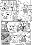  animal_humanoid anthro boxer_briefs clothed clothing comic floppy_ears hard_translated hi_res humanoid kaminosaki lagomorph laundry leporid male mammal monochrome rabbit scalie scalie_humanoid topless underwear young yuuya_habu 