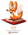  canid canine cryptid-creations food food_creature fox mammal pie plate smile solo 