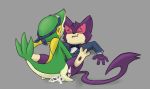  2014 anal clothed clothing cum cum_in_ass cum_inside fan_character male male/male nintendo oscar_the_purrloin pok&eacute;mon pok&eacute;mon_(species) purrloin video_games 