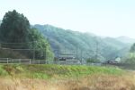  bridge building commentary day forest grass ito_eri mountain nature no_humans original power_lines railing rural scenery sky tree utility_pole 