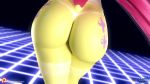  16:9 3d_(artwork) animated anthro butt butt_shot clothing cutie_mark digital_media_(artwork) edit eqamrd equid equine female fluttershy_(mlp) friendship_is_magic horse mammal my_little_pony panties pony rear_view solo sound underwear walking 