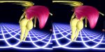  3d_(artwork) animated anthro better_version_at_source butt butt_shot cutie_mark digital_media_(artwork) edit eqamrd equid equine female fluttershy_(mlp) friendship_is_magic horse mammal my_little_pony nude pony rear_view side_by_side_stereogram solo stereogram vr_(disambiguation) walking wall_eye_stereogram 
