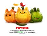  chili_pepper cryptid-creations domestic_cat felid feline felis flora_fauna food food_creature fruit group living_fruit mammal pepper_(fruit) plant 