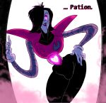  black_hair bulge clothing eyeshadow gloves glowing glowing_eyes hair hair_over_eye half-closed_eyes hand_on_hip hi_res humanoid licking_teeth lipstick looking_at_viewer machine makeup male mettaton open_mouth pants robot signature slb solo undertale video_games 