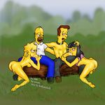  homer_simpson jessica_lovejoy lisa_simpson the_simpsons timothy_lovejoy 