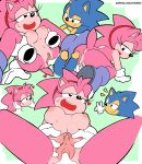  &lt;3 after_sex amy_rose anthro anus areola blue_fur breasts clothing cum cum_in_pussy cum_inside eulipotyphlan female footwear fur gloves half-closed_eyes hedgehog humanoid_penis male male/female mammal nipples nude penis pink_fur pull_out pussy senshion sex shoes sonic_(series) sonic_the_hedgehog spread_pussy spreading sweat 