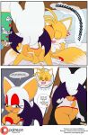  2019 anal anal_penetration anthro balls big_breasts bigdon1992 blush breasts butt canid canine clothed clothing comic dialogue digital_media_(artwork) english_text erection female fox hi_res invalid_tag male male/female mammal membranous_wings miles_prower nurse nyuroraxbigdon open_mouth patreon penetration penis purplespider rouge_the_bat sega sex sonic_(series) tails_(disambiguation) tails_treatment text video_games wings 