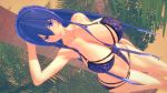  3d akiyama_rinko bikini breasts highres huge_breasts image_sample pixiv_sample swimsuit taimanin_(series) taimanin_yukikaze 