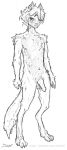  animal_genitalia animal_penis anthro balls canid canine canine_penis canis erection hi_res knot looking_at_viewer male mammal nude penis signature siurize skutchi solo standing url wolf 
