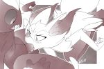  2019 ambiguous_gender anthro blush braixen canid canine digital_media_(artwork) duo fangs fellatio inner_ear_fluff lagomorph lopunny male male/ambiguous mammal monochrome nintendo open_mouth oral penile penis pok&eacute;mon pok&eacute;mon_(species) sex siden signature video_games wick_(artist) 