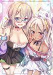  cleavage dress garter kaniya_shiku megane 