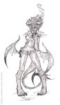  breasts demon female hi_res pussy simple_background siurize skutchi solo white_background 