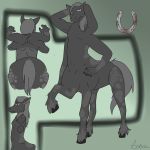  1:1 clydesdale draft_horse equid equine equine_taur horse horseshoe male mammal multi_arm multi_limb murdock_ferguson mystmyst solo taur 