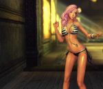  blade_&amp;_soul dance green_eyes hot jin large_breast pink_hair sexy 