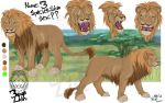  ambiguous_gender felid feral lion mammal multi_eye multi_nose pantherine solo threeeyelion 