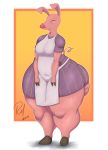  absurd_res big_butt breasts butt domestic_pig female hi_res huge_butt mammal redmoon83 suid suina sus_(pig) wide_hips 